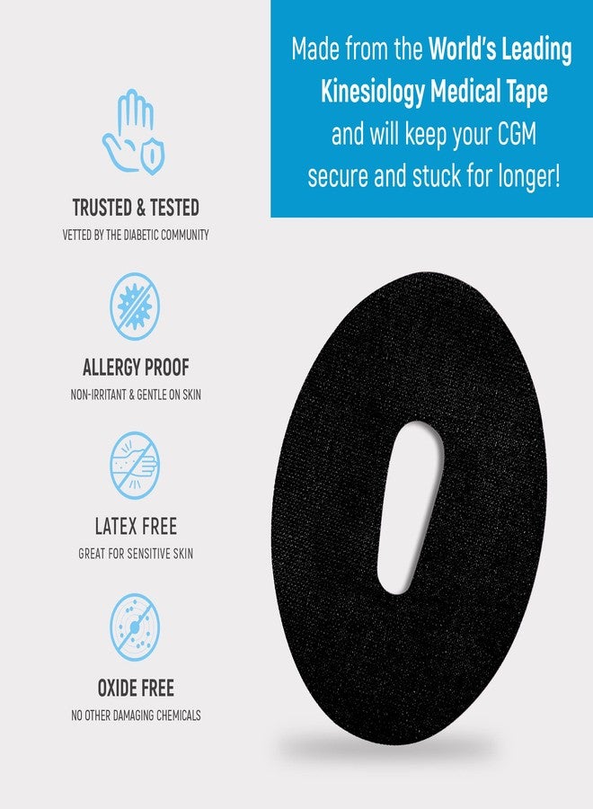 RockaDex Dexcom Adhesive Mix Design - Adhesive Patches with Split Backing, Easy to Apply x 10 Pack - Smiley (Dexcom G6) - Image 3